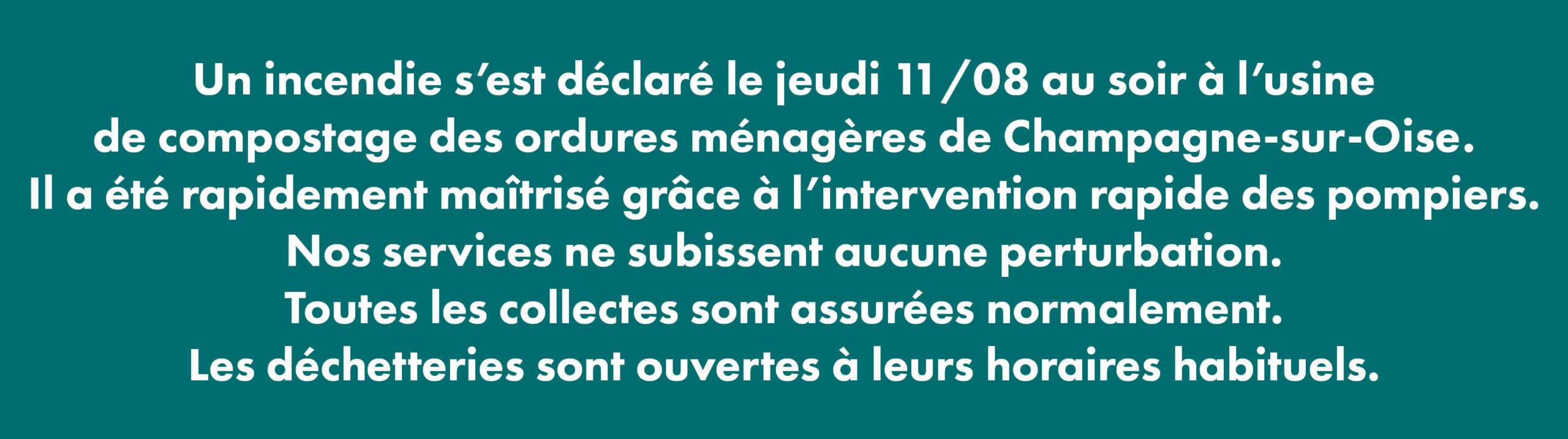 Incendie du 11 aout
