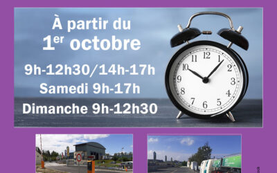 Horaires d’hiver déchetteries de Champagne-sur-Oise et Viarmes