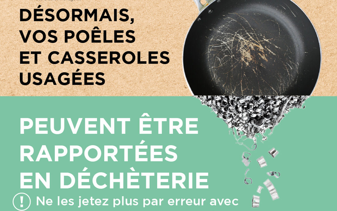 STOP aux vieilles poêles dans la poubelle !